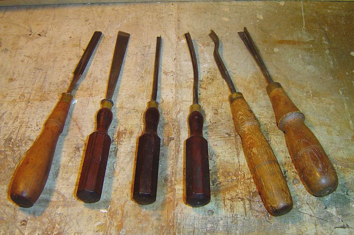 my Charles Buck carving tools